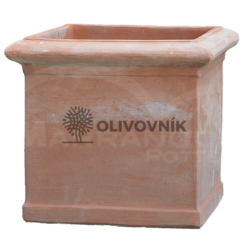 Terakota - kvetináč - Plain Square 05 03 - Taliansko