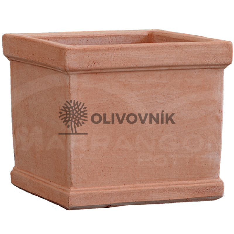 Terakota - kvetináč - Squared Rim Plain Planter - Taliansko