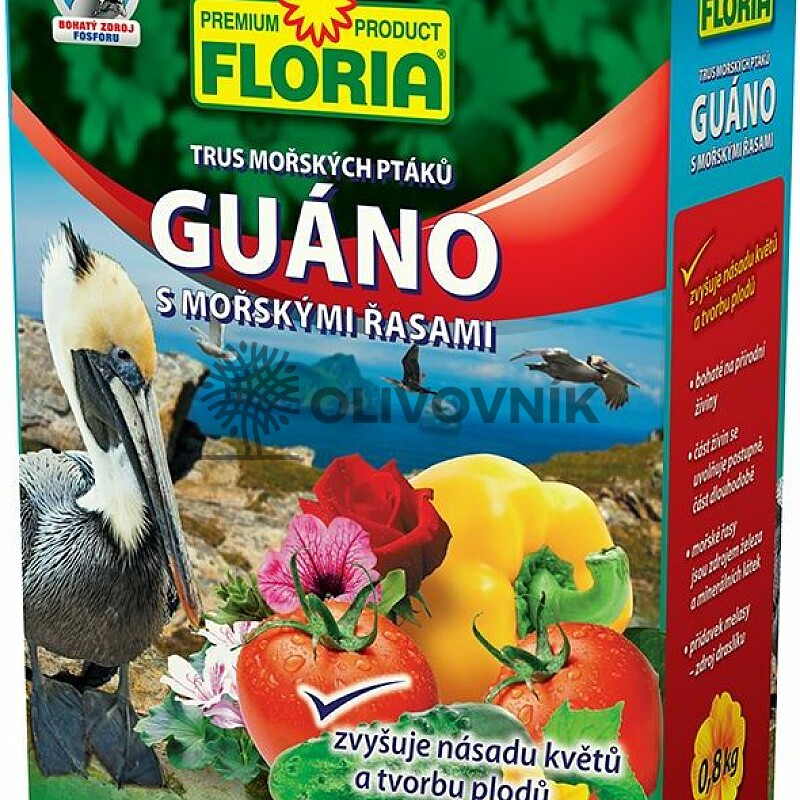 FLORIA GUÁNO s morskými riasami 0,8kg