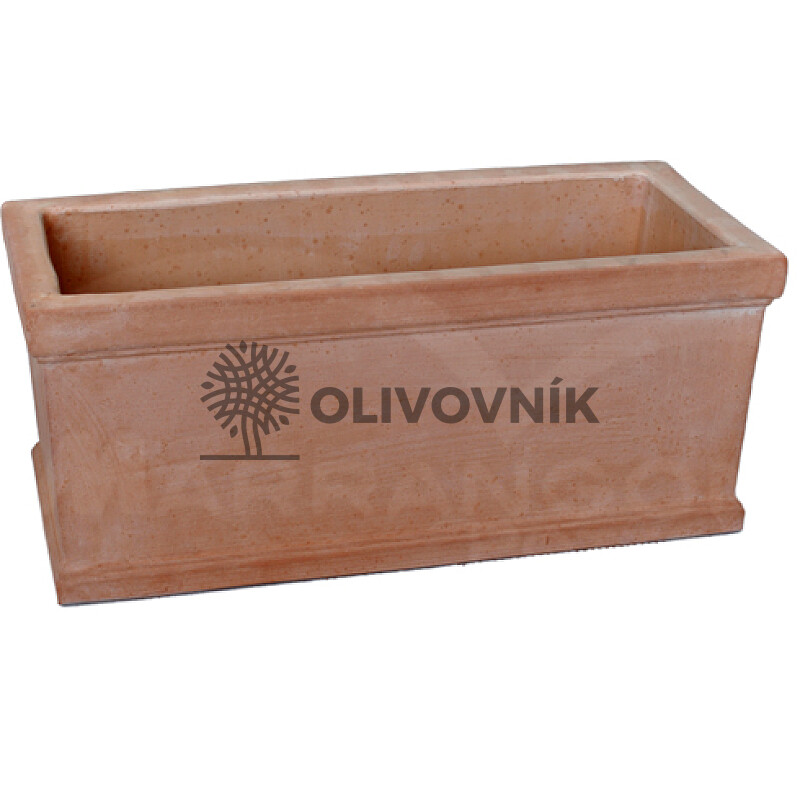 Terakota - kvetináč - PLAIN RECTANGLE 04 03 - Taliansko