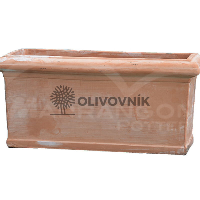 Terakota - kvetináč - PLAIN RECTANGLE 04 07 - Taliansko