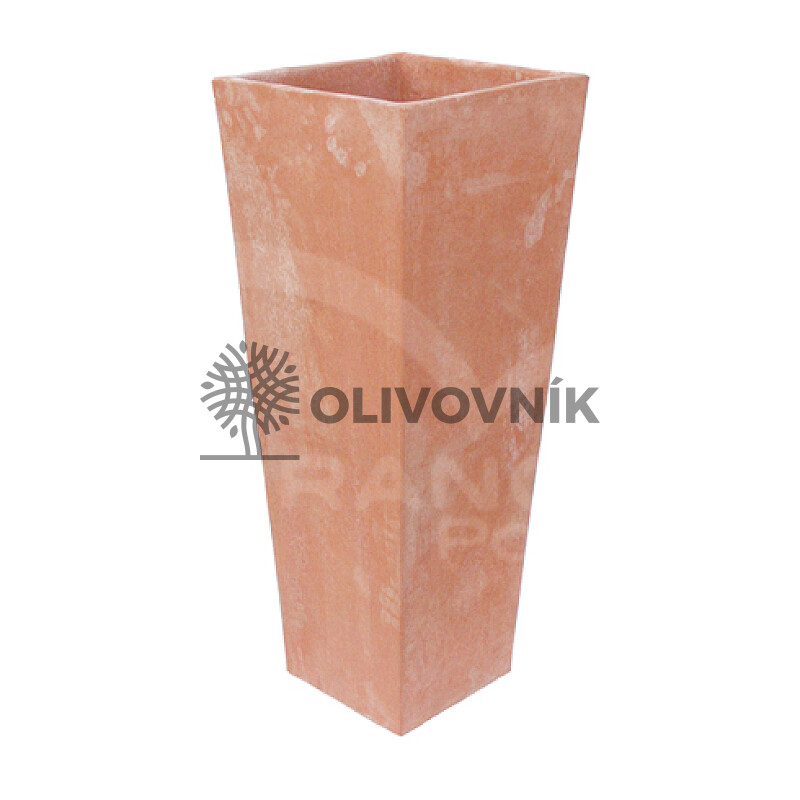 Terakota - kvetináč - Tall Plain Square - Taliansko