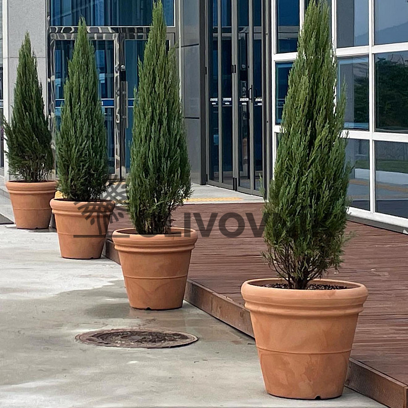 Kvetináč DOUBLE RIM 140 DBL