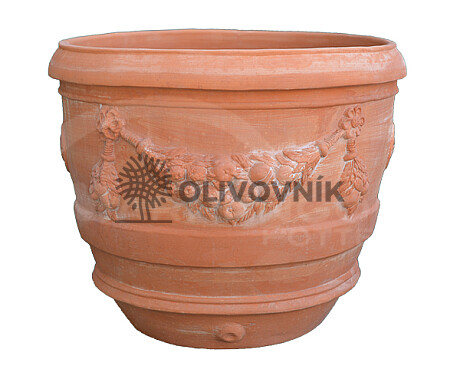 Terakota - kvetináč - Garland Barrel
