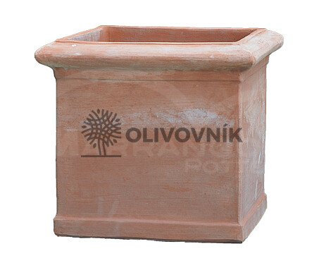 Terakota - kvetináč - Plain Square 05 03 - Taliansko
