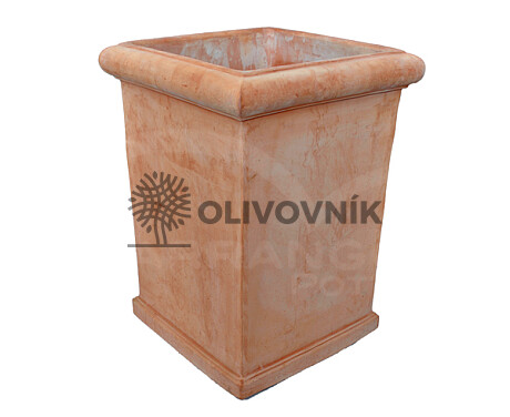 Terakota - květináč - Tall Plain Square