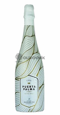 CAVA PUERTA PALMA EXTRA BRUT DOC - biele šumivé víno - 0,75 l