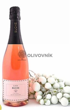 CAVA BUCHE DOC - ružové šumivé víno - 0,75 l
