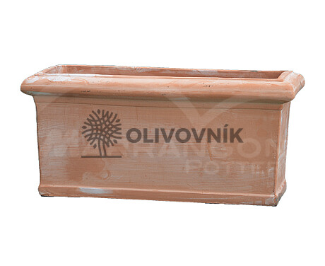 Terakota - kvetináč - PLAIN RECTANGLE 04 07 - Taliansko